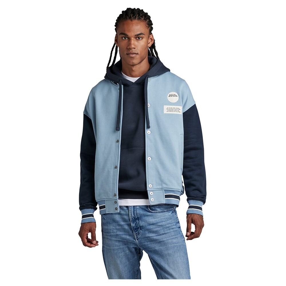 

Толстовка G-Star Bomber Loose Fit, синий