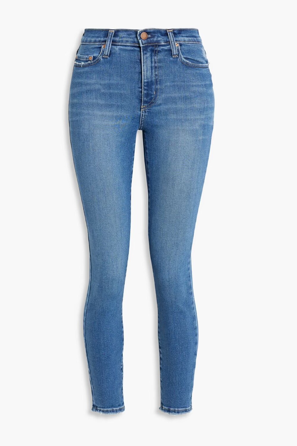 

Культовые джинсы скинни с высокой посадкой Nobody Denim, средний деним