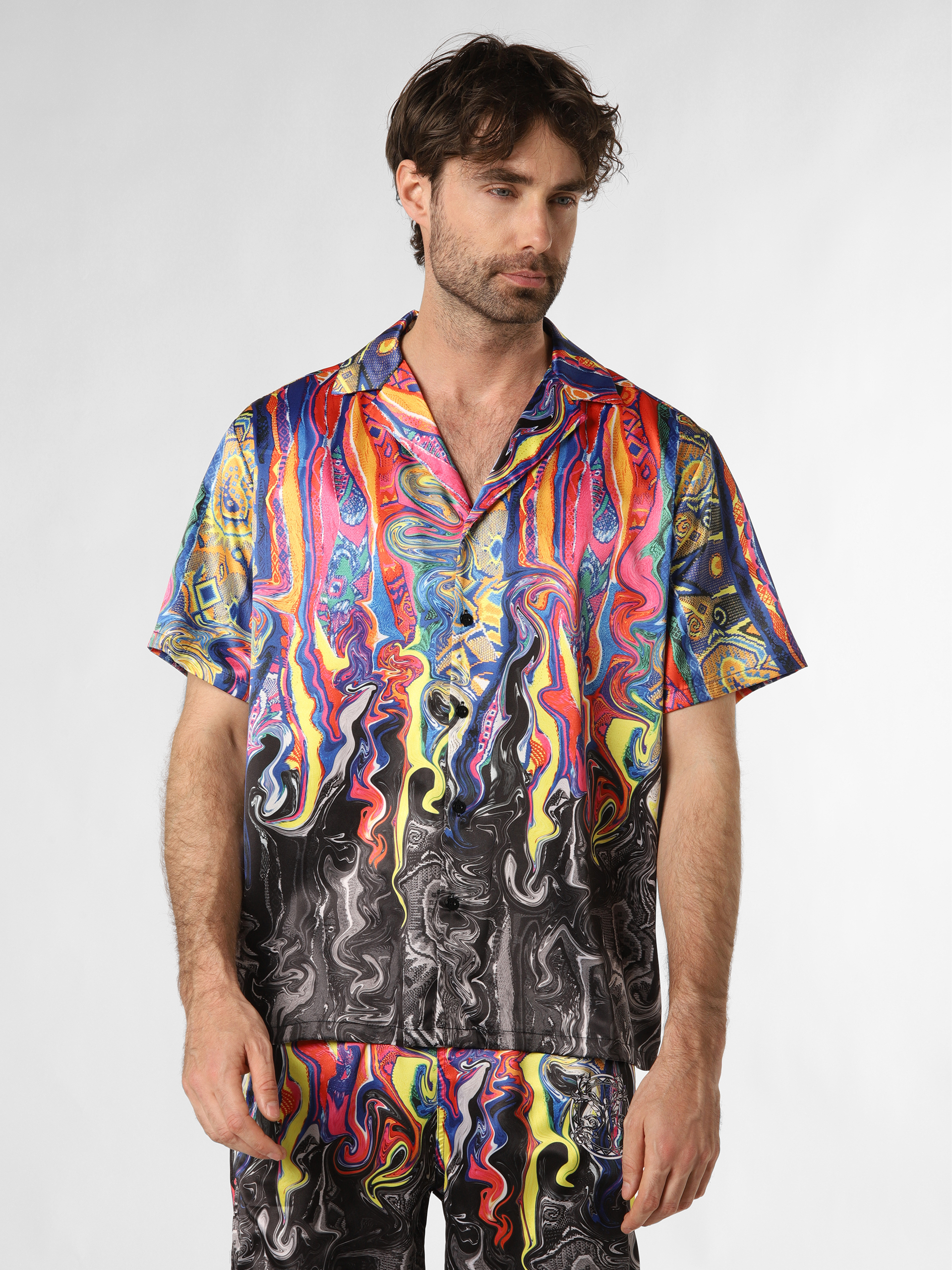 Рубашка Carlo Colucci, разноцветный