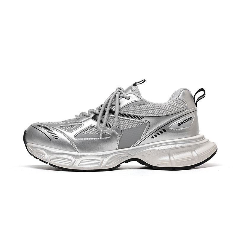 

Кроссовки HOLY CARE Chunky Sneakers Unisex Low-top Silver, серый