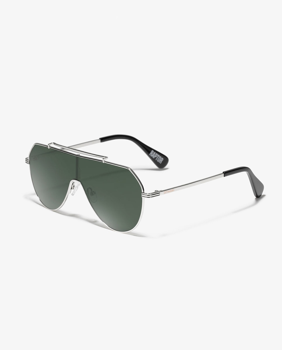 Серебристые солнцезащитные очки-унисекс с полными линзами D.Franklin и деталью на верхней переносице D.Franklin, серый av ресиверы стерео denon dra 800h premium silver