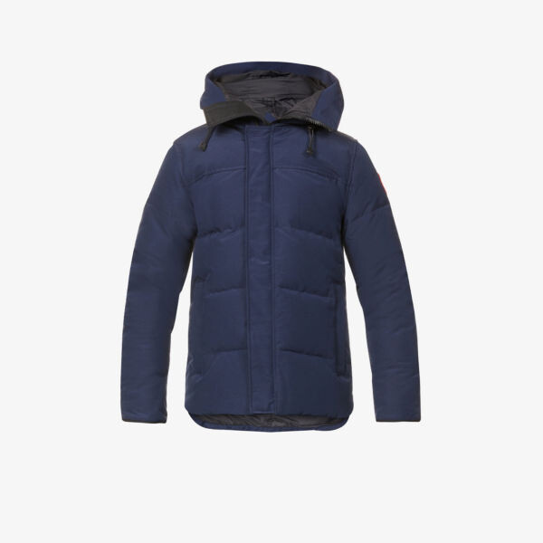 

Парка macmillan с воротником-воронкой и твил-пухом Canada Goose, синий