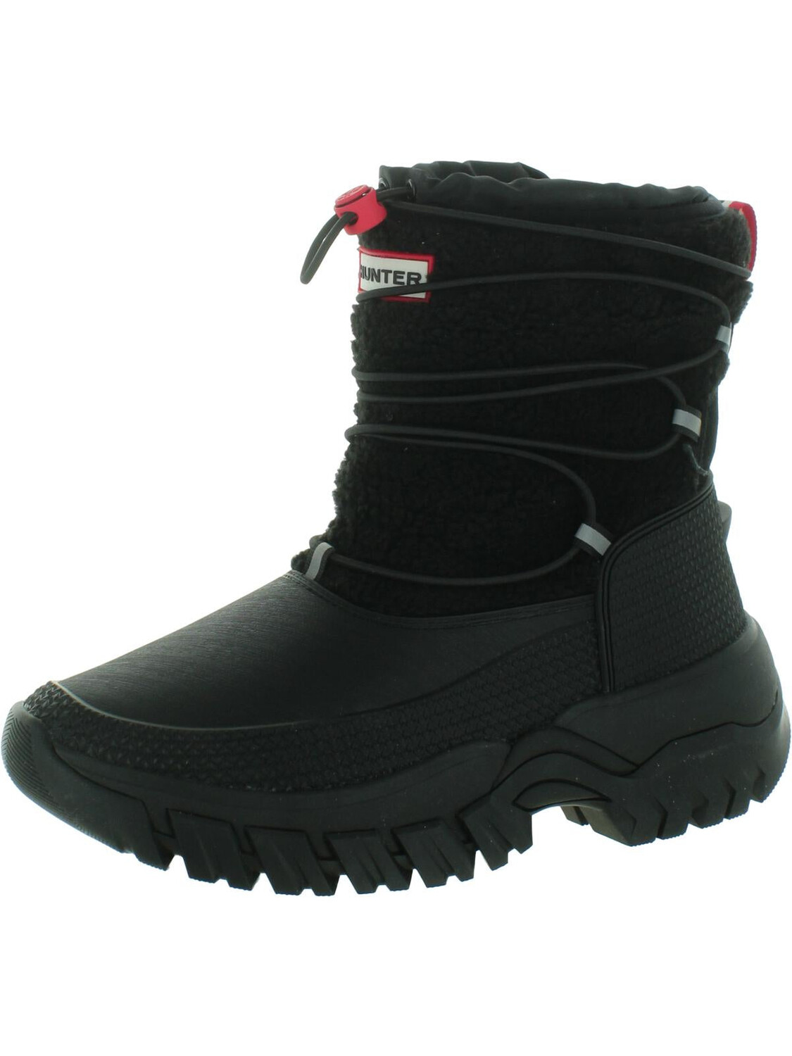 

Короткие женские зимние и зимние ботинки из искусственного меха Wanderer для холодной погоды Hunter, черный