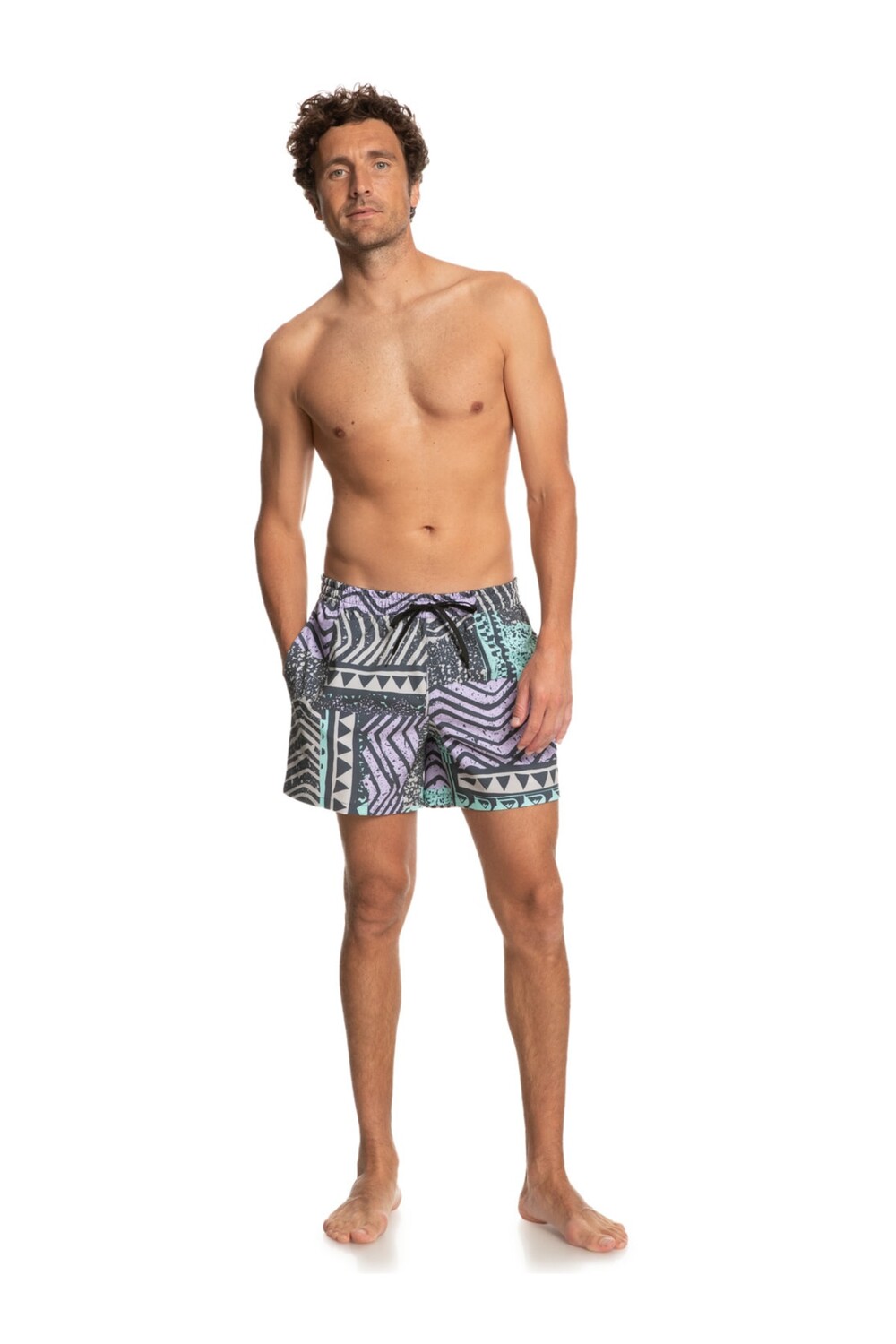 

Шорты для плавания - черные - с рисунком Quiksilver, черный