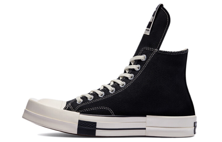 Rick Owens DRKSHDW x Converse TURBODRK Chuck Taylor All-Star 70 Hi Black