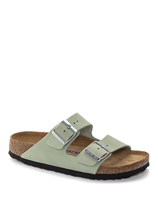 

Зеленые женские тапочки Birkenstock