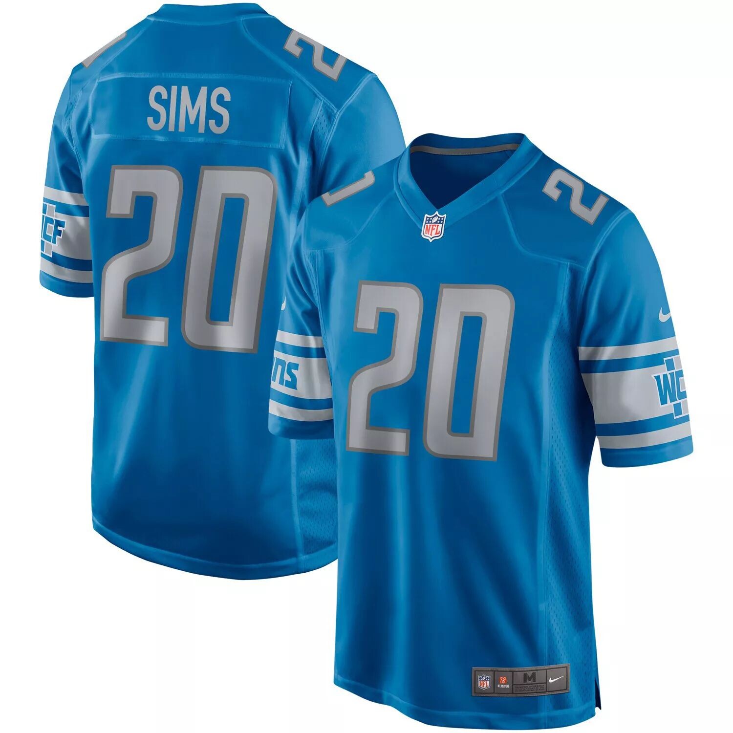 

Мужская синяя майка Billy Sims Detroit Lions Game для пенсионера Nike, Синий