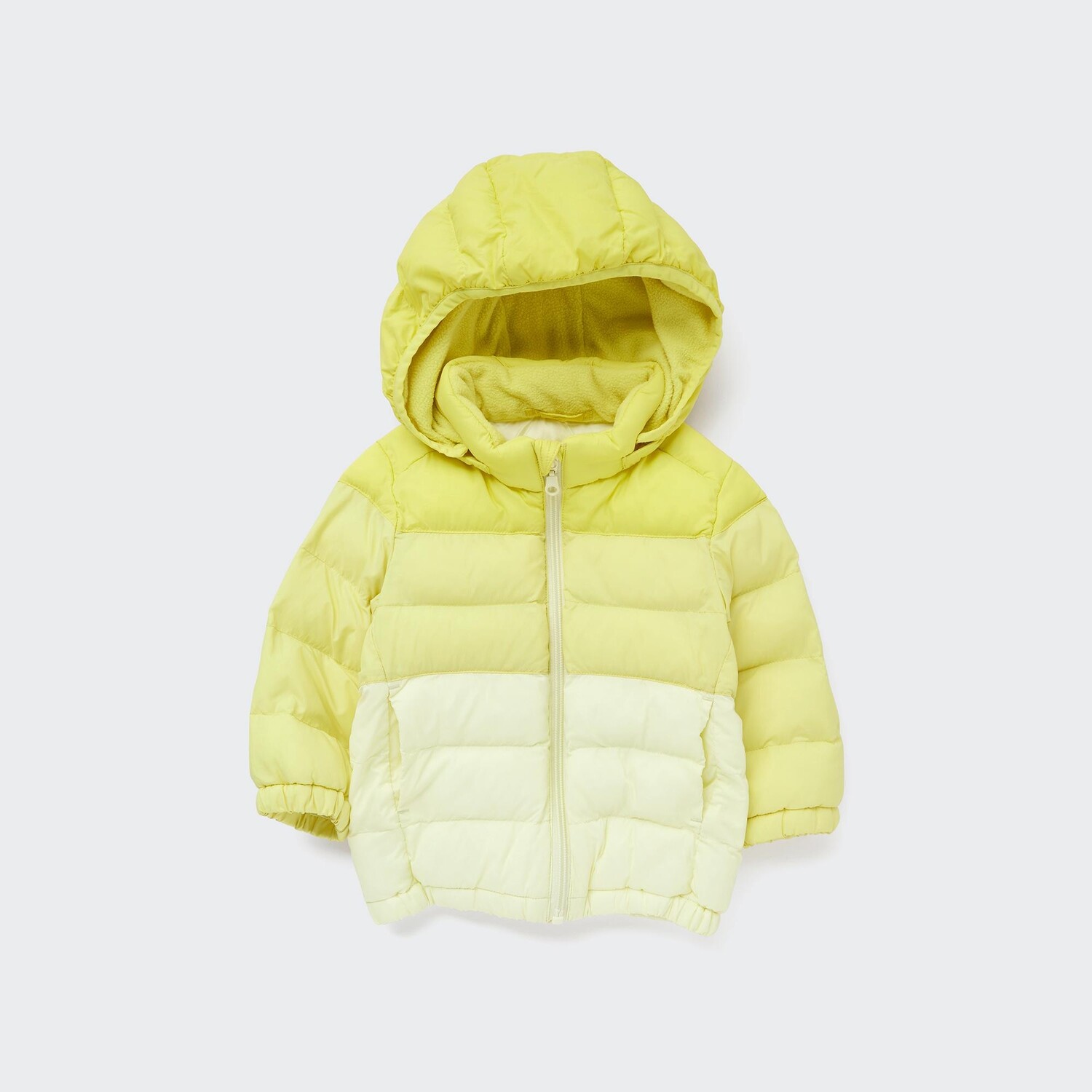 

Теплая моющаяся парка на молнии для малышей Uniqlo, желтый