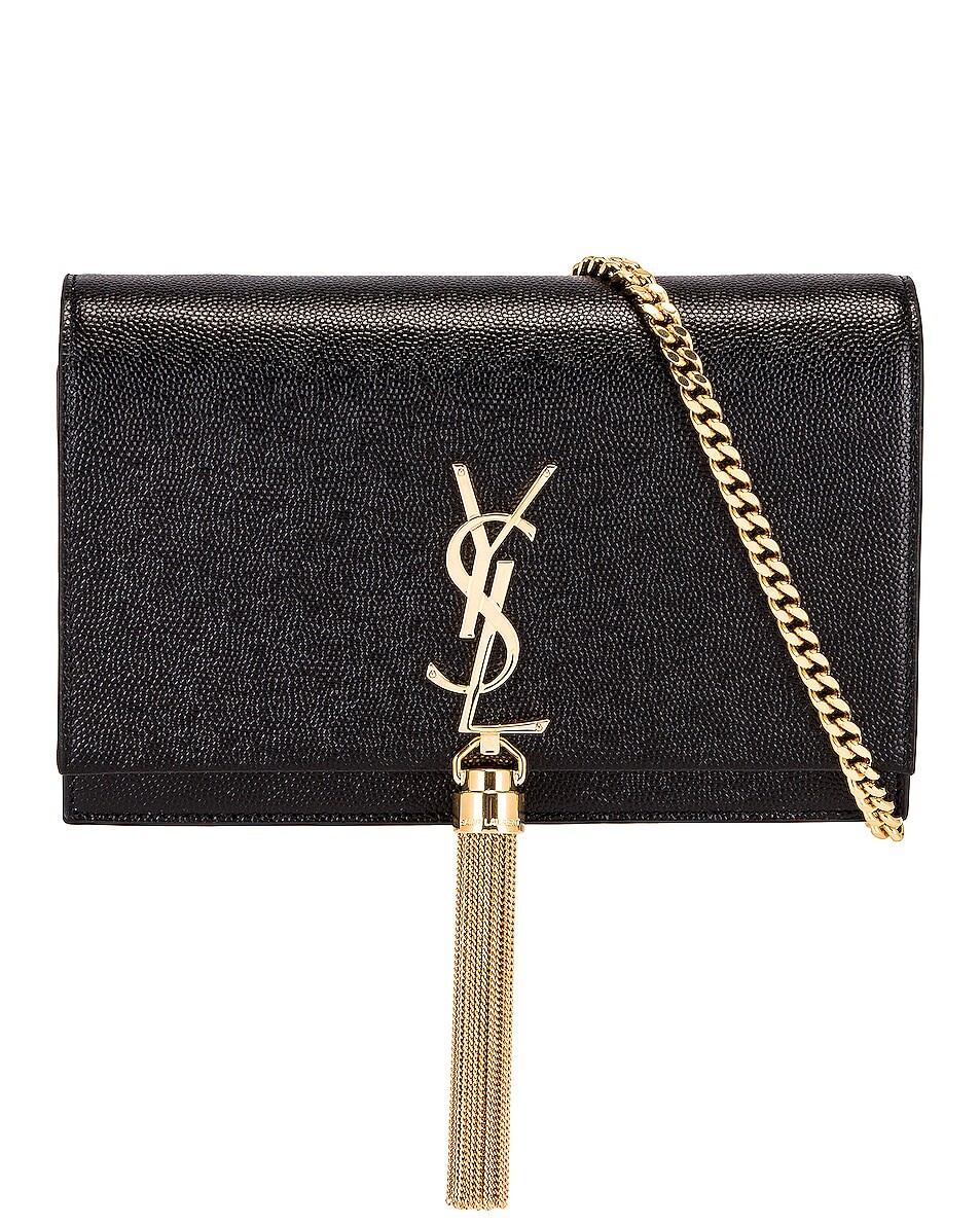 

Сумка Saint Laurent Small Kate Chain Wallet, нуар