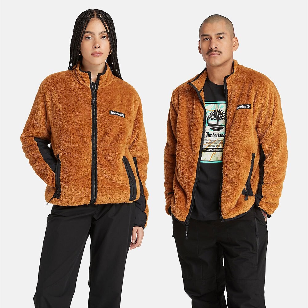 

Куртка Timberland High Pile Fleece, коричневый