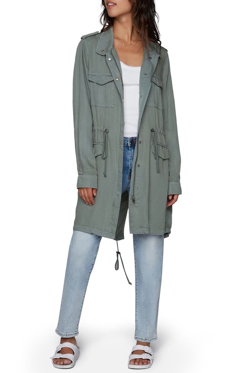 

Куртка на молнии Road Trim с разрезом по краю WASH LAB DENIM