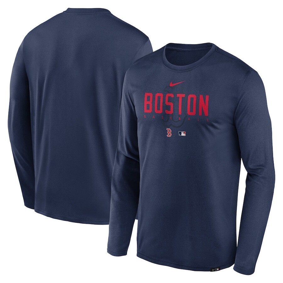 

Футболка с длинным рукавом Nike Boston Red Sox, нави