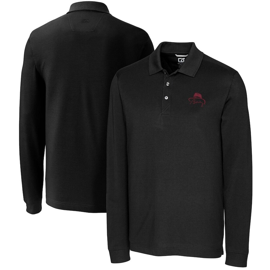 

Поло с длинным рукавом Cutter & Buck Florida State Seminoles, черный