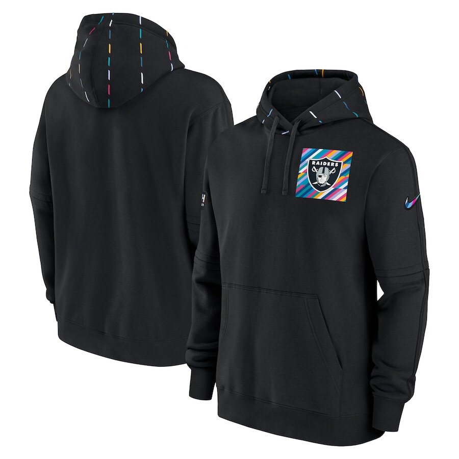 

Пуловер с капюшоном Nike Las Vegas Raiders, черный
