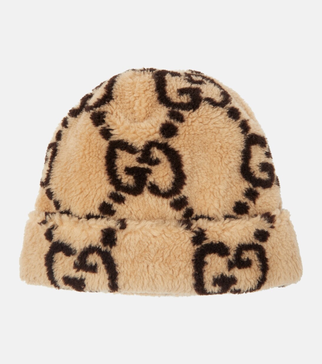 

Шапка Jumbo с логотипом GG Gucci, бежевый
