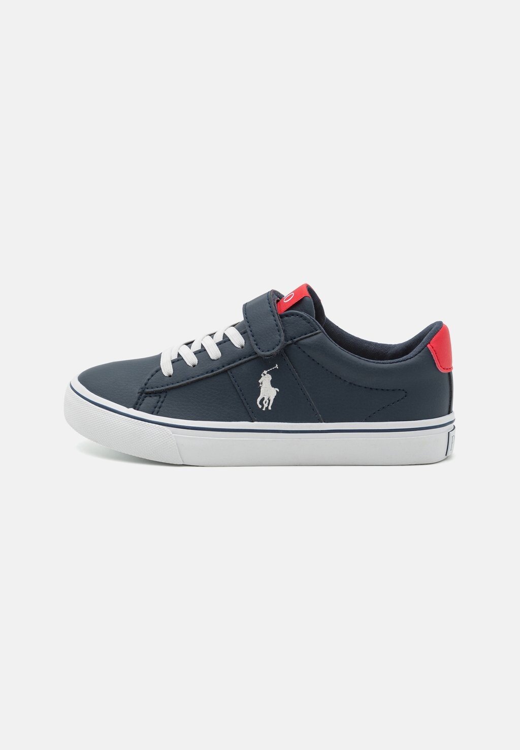 

Низкие кроссовки Sayer Unisex Polo Ralph Lauren, цвет navy tumbled/red/paperwhite