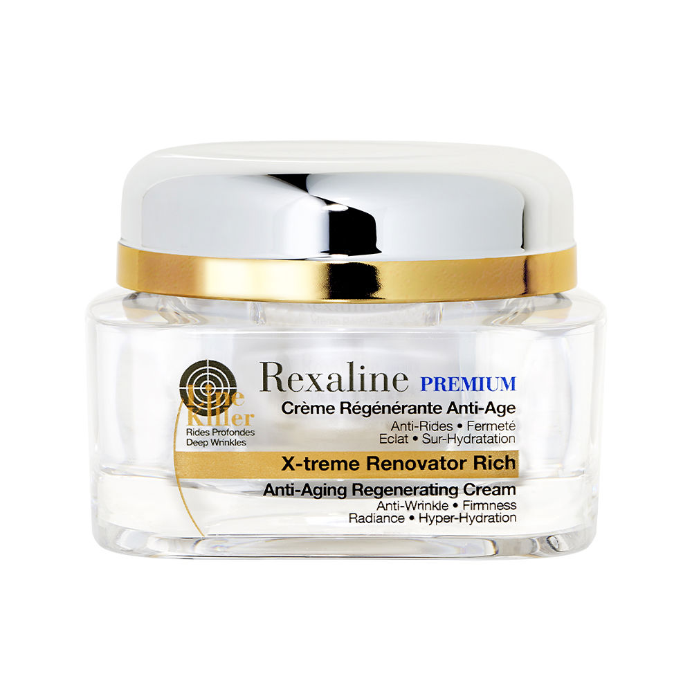 цена Увлажняющий крем для ухода за лицом Premium line-killer x-treme regenerating cream Rexaline, 50 мл
