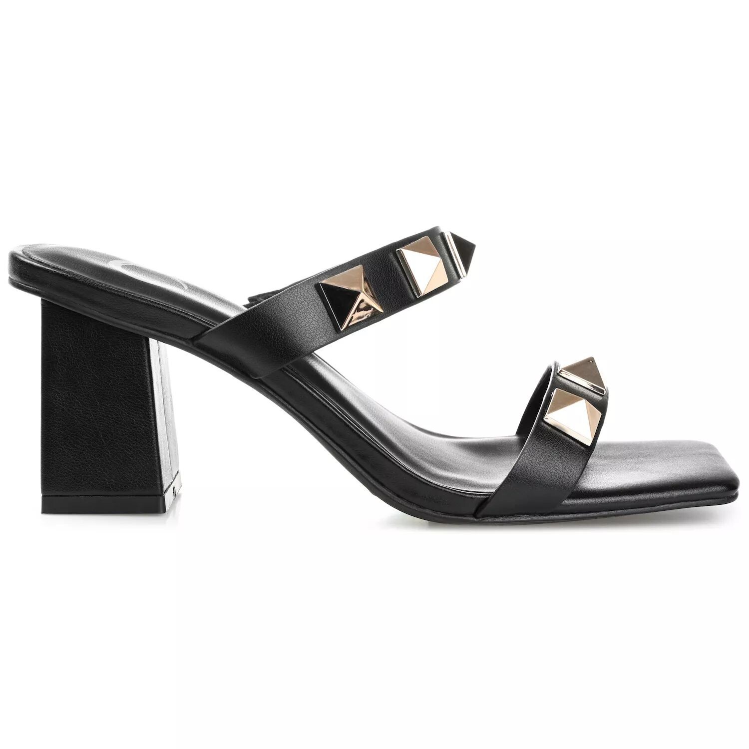 

Женские босоножки Kirian Tru Comfort Foam на блочном каблуке с заклепками Journee Collection Kirian Journee Collection, черный