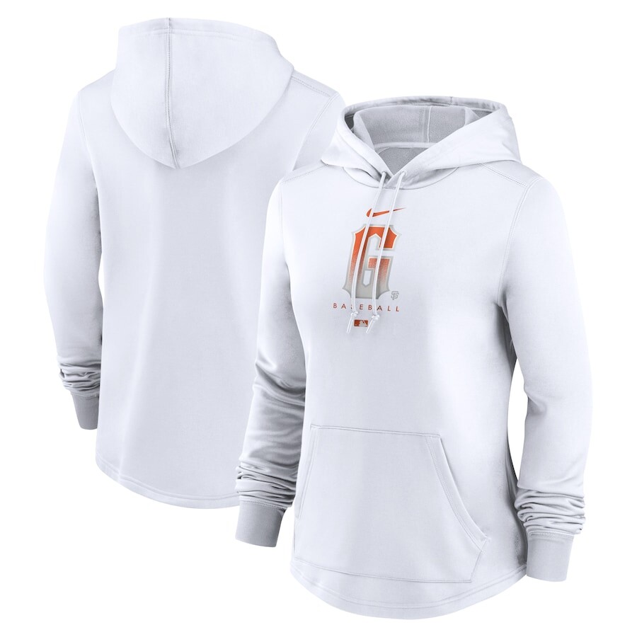 

Пуловер с капюшоном Nike San Francisco Giants, белый
