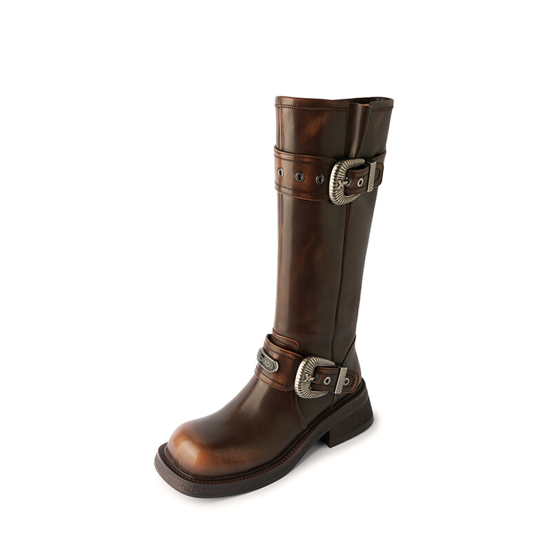 

Сапоги Five-nine Dan seven Knee-high Boots Women's, коричневый