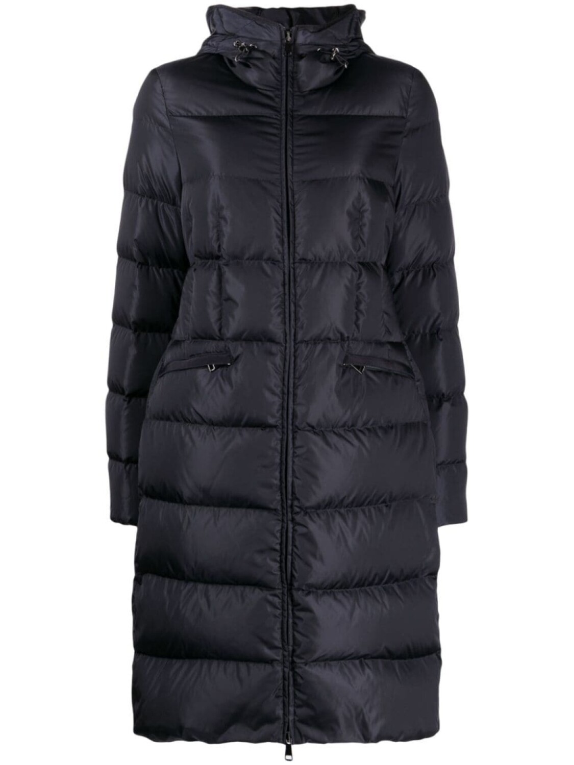 

Moncler пальто Avocette с нашивкой-логотипом, синий
