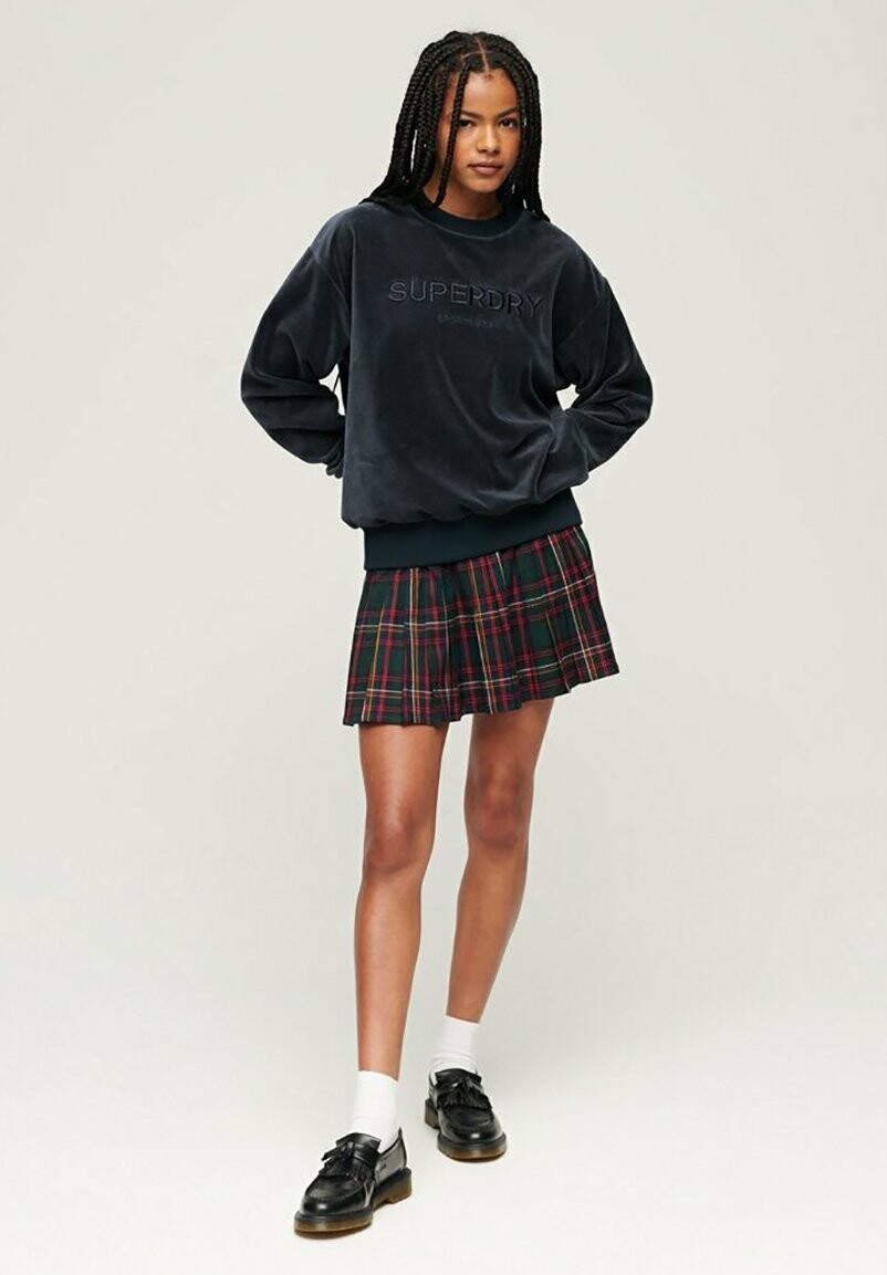 

Толстовка Superdry GRAPHIC BOXY CREW, цвет eclipse navy