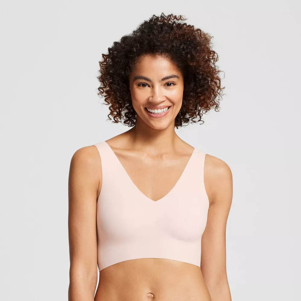 

True & Co. True Everybody Женский бюстгальтер с V-образным вырезом, цвет Light Beige