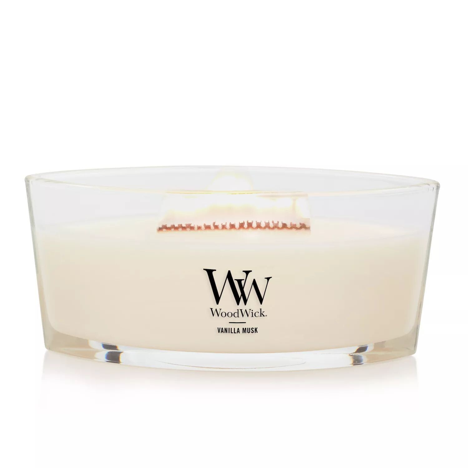

Свеча WoodWick Vanilla Musk Ellipse Jar Jar