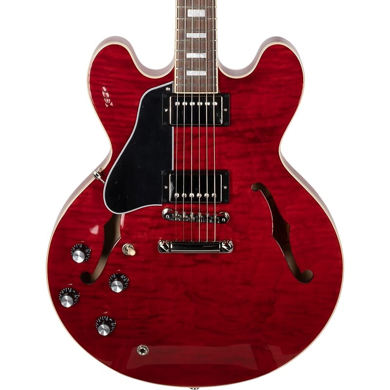 

Электрогитара Gibson Left Handed ES-335 Figured Electric Guitar - Sixties Cherry