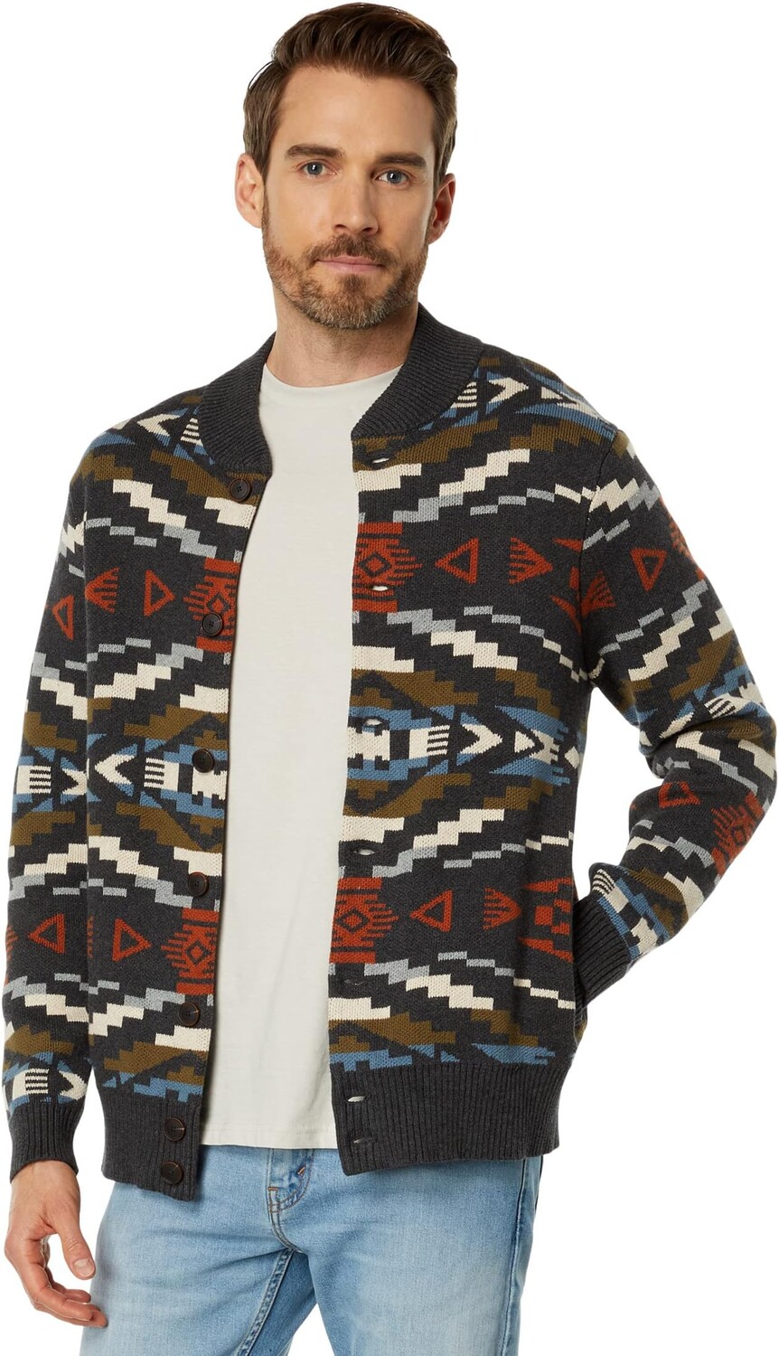 

Свитер Carrico Cotton Cardigan Pendleton, цвет Carrico Lake/Charcoal