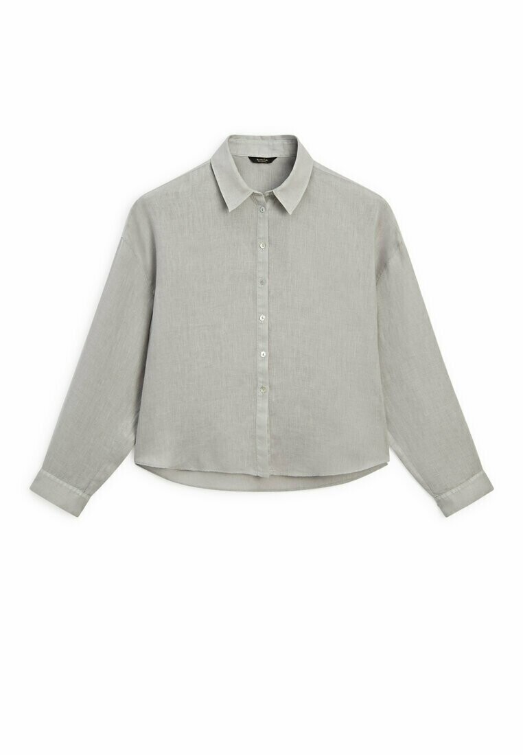 

Блузка-рубашка Massimo Dutti, цвет light grey