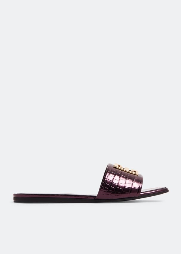 

Сандалии Givenchy 4G Flat, бордовый