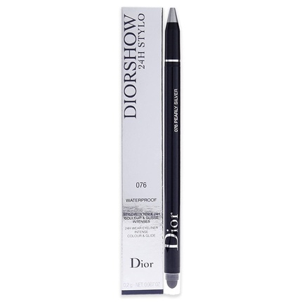 Christian Dior Diorshow 24H Stylo Водостойкая подводка для глаз 076 Жемчужно-серебристый