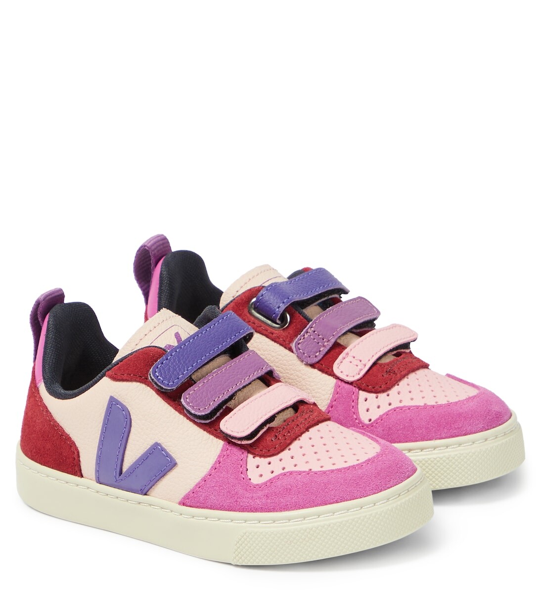 

Кроссовки v-10 замшевые Veja Kids, мультиколор
