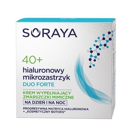 

Дневной и ночной крем, 50 мл Soraya, Hyaluronic Microinjection Duo Forte 40+