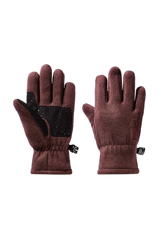 

Jack Wolfskin Детские перчатки Fleece, бордовый
