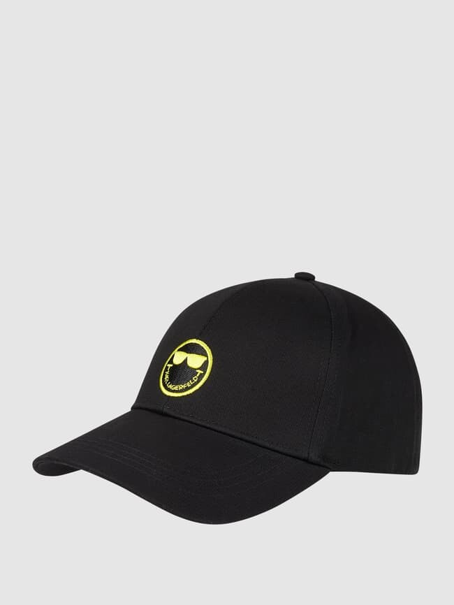 

Кепка KARL LAGERFELD x SMILEY из натурального хлопка Karl Lagerfeld, черный