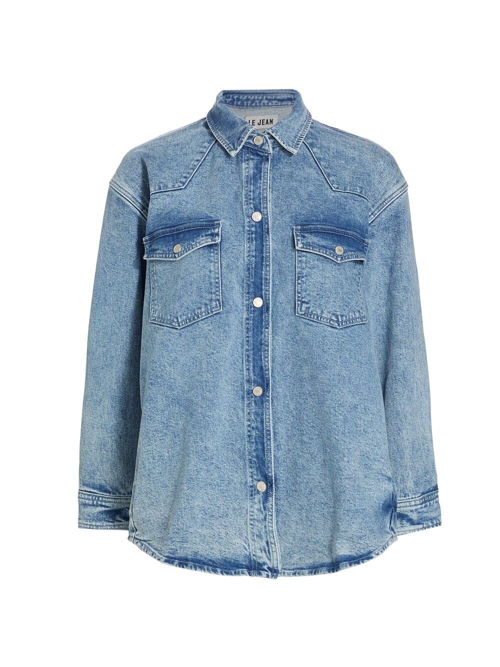 

Джинсовая рубашка Мими LE JEAN, синий