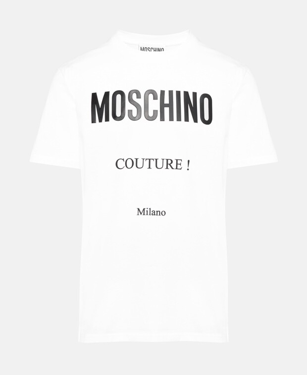 

Футболка Moschino, цвет Wool White