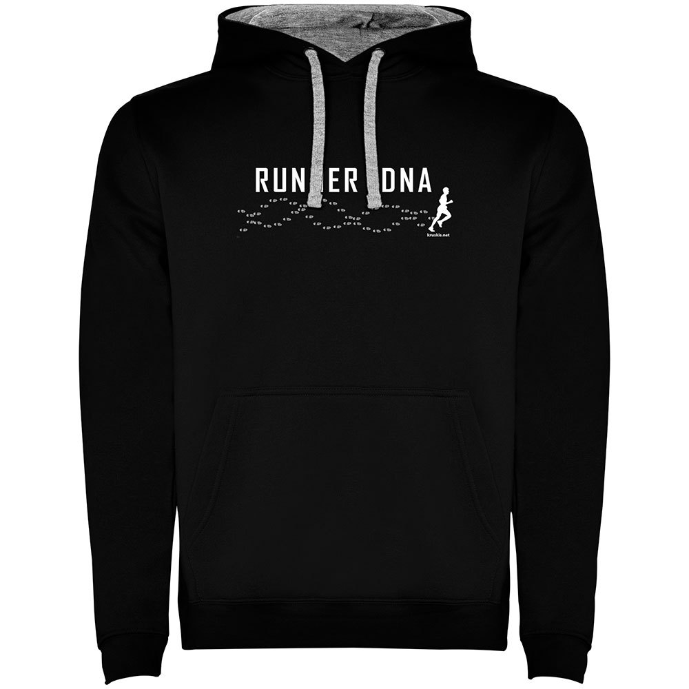 Худи Kruskis Runner DNA Two-Colour, черный