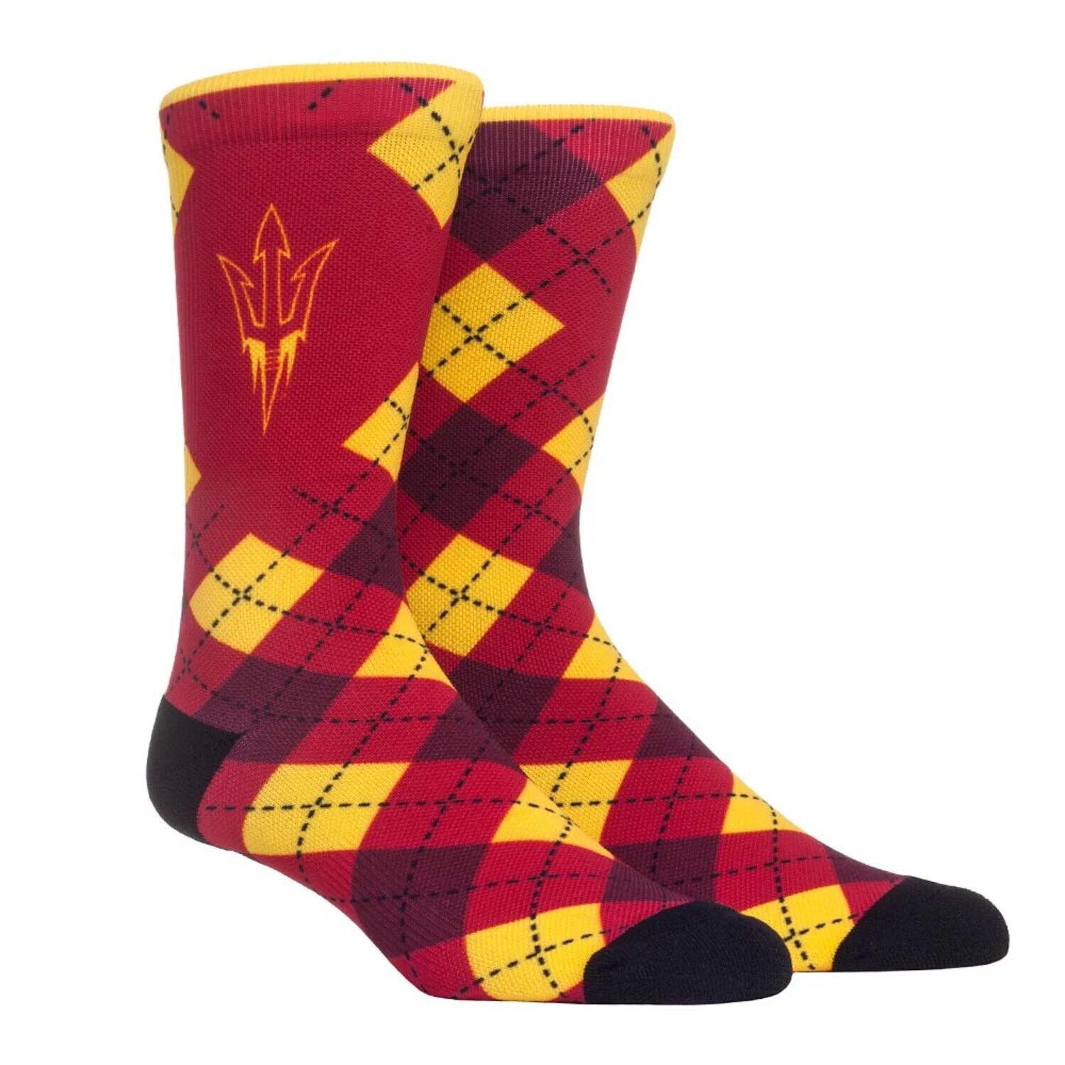 

Мужские носки Rock Em Socks Arizona State Sun Devils HyperOptic Argyle Dress Socks