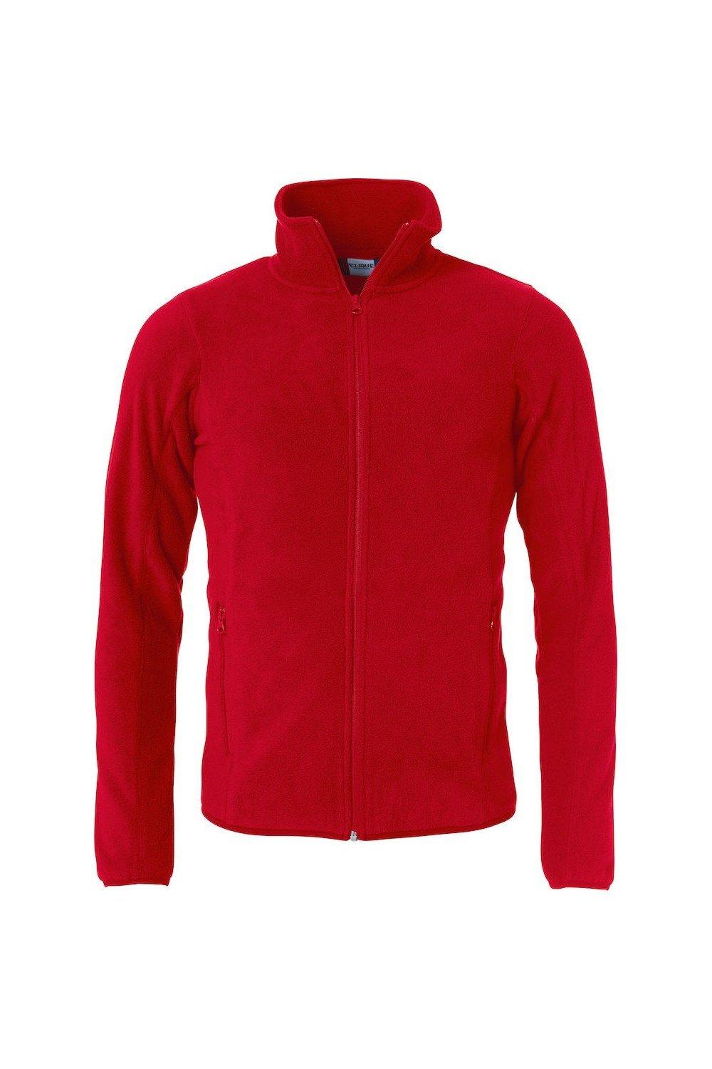 Базовая флисовая куртка Clique, красный плоские круглые полимерные бусины из глины комплект подвесок эластичная нить застежка лобстер коробка для самостоятельного изготовлен