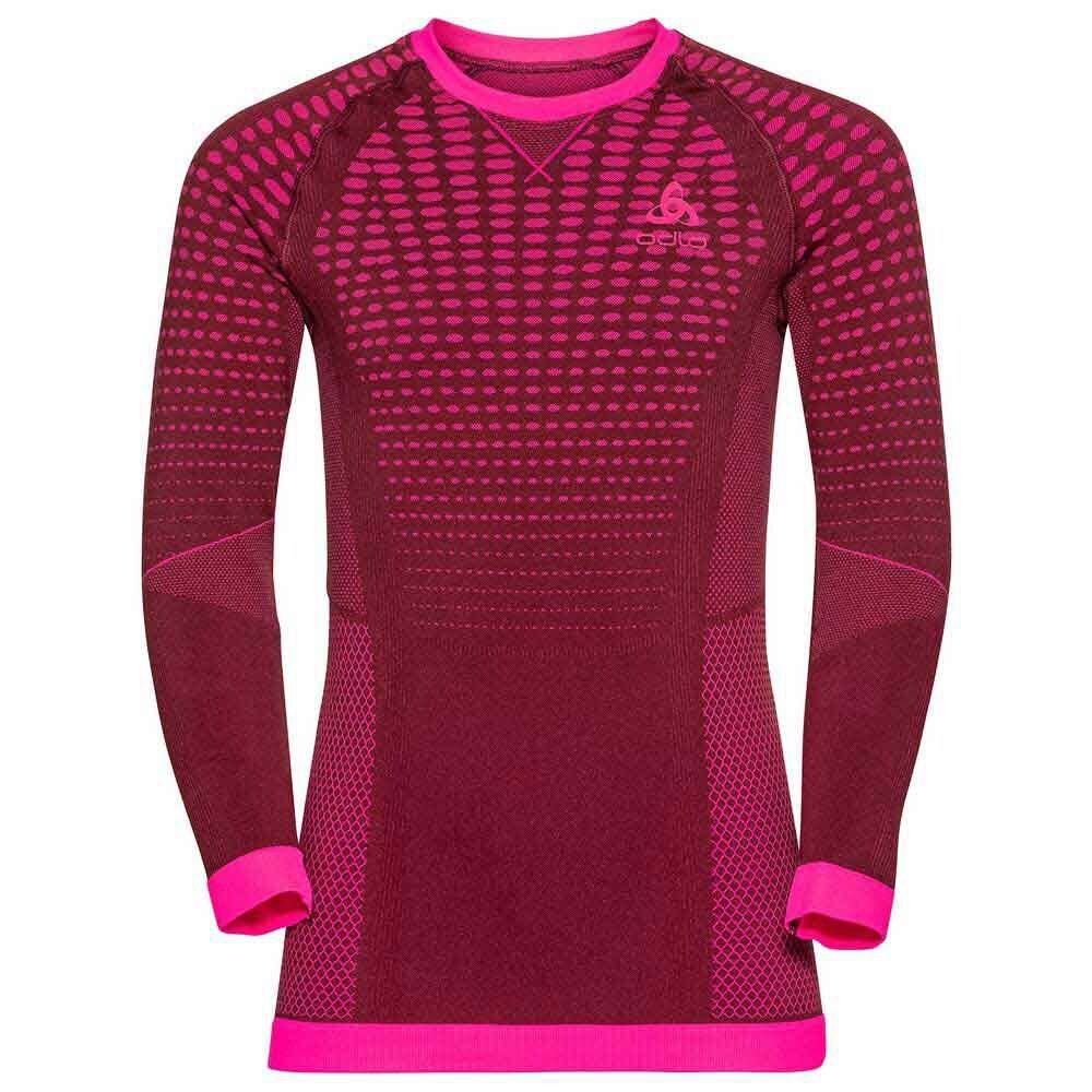 

Базовый слой с длинным рукавом Odlo Performance Warm, красный