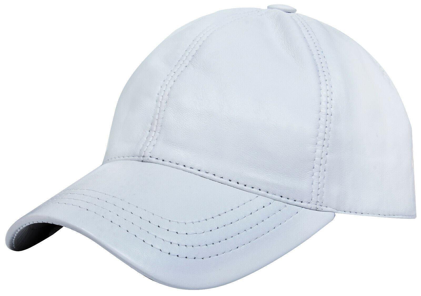 Регулируемая бейсболка Snapback для гольфа из натуральной кожи наппа, простая бейсболка Infinity Leather, белый