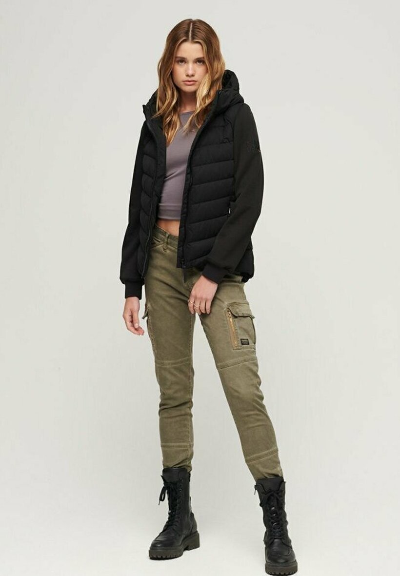 

Куртка Superdry HOODED STORM HYBRID PADDED, черный