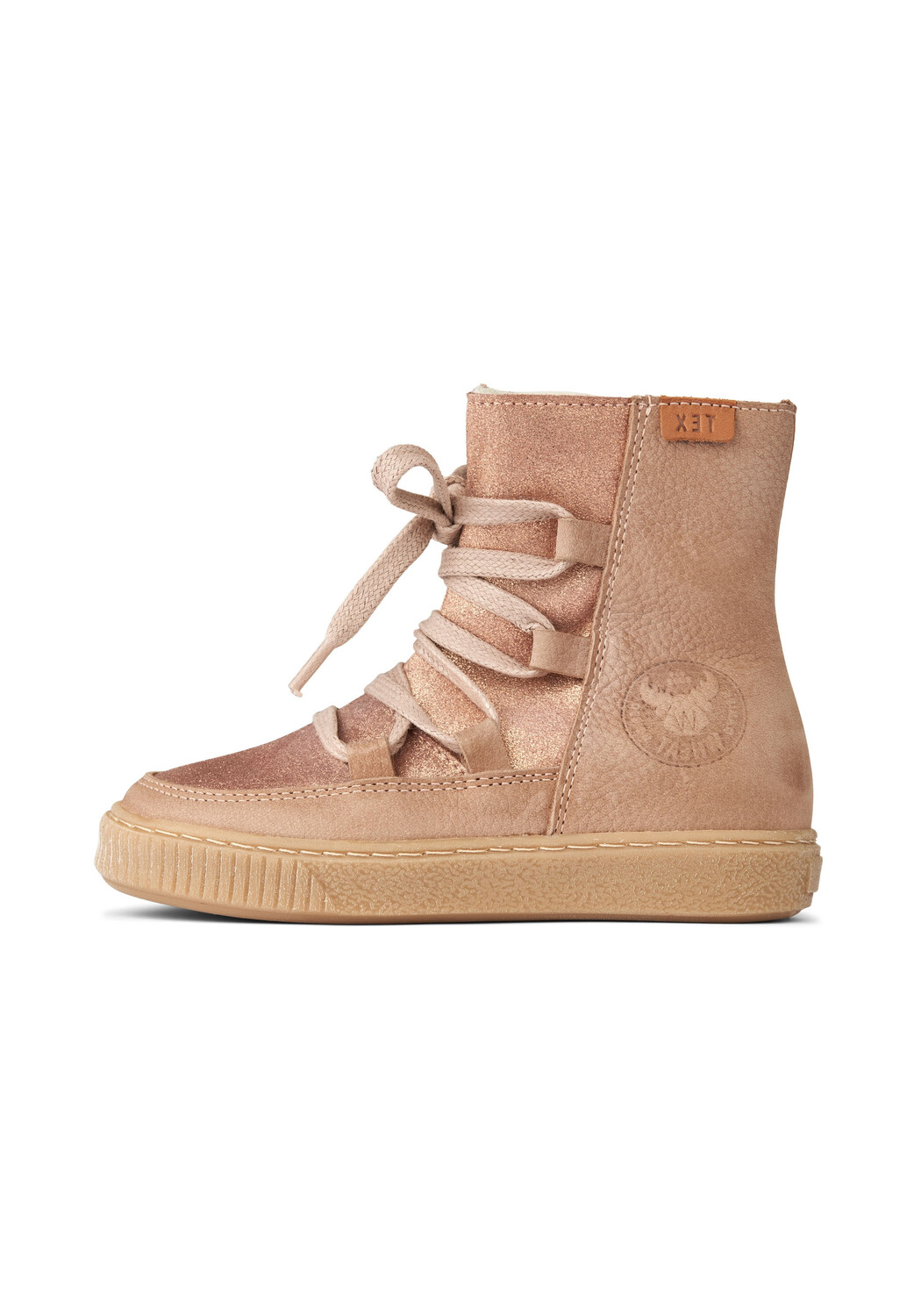 

Ботинки Wheat Winterschuhe Woolie Tex Lace Shine, цвет Rose Dawn