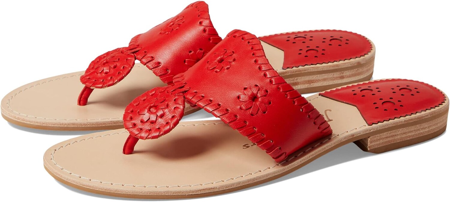 

Шлепанцы Jacks Flat Sandal Jack Rogers, ярко-красный
