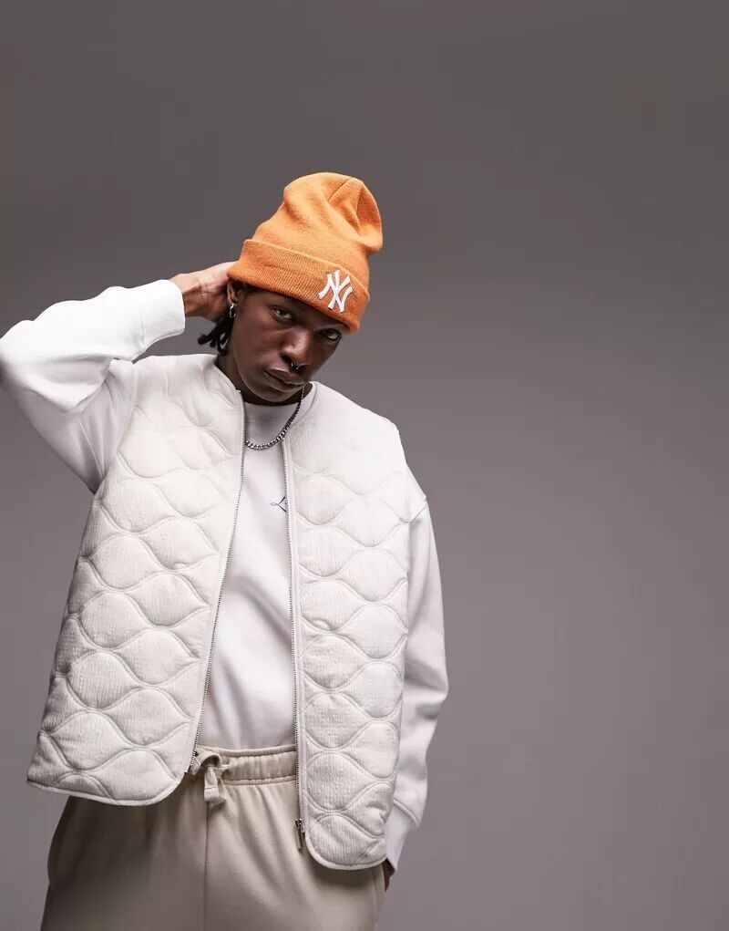 

Жилет Topman с текстурой цвета экрю