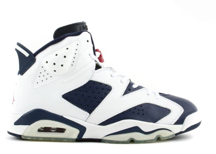 

Кроссовки AIR JORDAN 6 RETRO+ 'OLYMPIC' 2000, нави