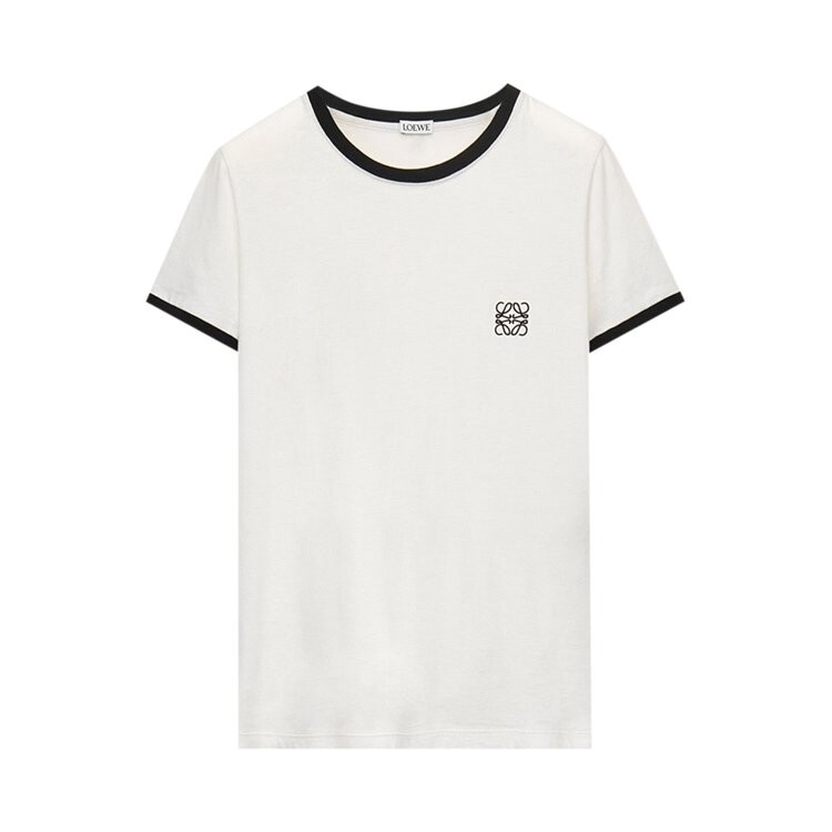 

Футболка Loewe Slim Fit 'White/Black', белый